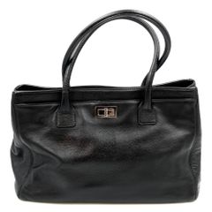 【極美品】CHANEL　シャネル　2.55　エグゼクティブトート　ブラック　黒　ソフトキャビアスキン　ココマークなし　トートバッグ