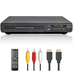 シルバー DVDレコーダー HDMI端子付き 中古】DVDレコーダープレーヤー テレビ用 HD 1080p アップ