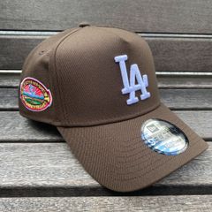 レア【ニューエラ×ドジャース】WSパッチ LA キャップ 青 ベージュ ゴールド New Era LA Dodgers ドジャース ニューエラキャップ 海外限定品