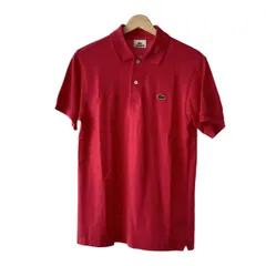 Lacoste(ラコステ) 半袖ポロシャツ サイズ2 M メンズ - ピンク