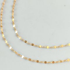 k18喜平ネックレス K18 ダブル六面喜平ネックレス 50cm-10g 造幣局検定マーク入り