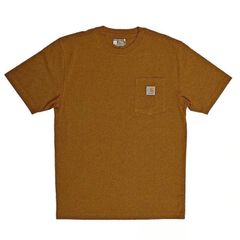 【新品・未使用】CARHARTT (S/S POCKET T-SHIRTS) BROWN カーハート 半袖ポケットT-シャツ ブラウン USサイズ Mサイズ Lサイズ