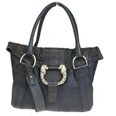 2010年製 BVLGARI レオーニ 2WAY ハンドバッグ レザー BVLGARI - ◇ブルガリ◇レオーニ/ハンドバッグ/カバン/ブランド