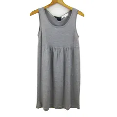クミキョク ニットワンピース ノースリーブ ウール100% ブランド トップス レディース 2サイズ グレー 組曲 【中古】