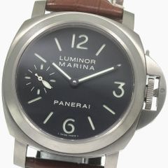 パネライ PANERAI PAM00177 ルミノールマリーナ チタニオ 44mm スモールセコンド 自動巻き メンズ良品_838221