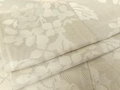 アバカ 半幅帯 M+abaca 網代に花繋ぎ 夏単衣 6542 - メルカリ