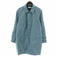 B&Y ユナイテッドアローズ BEAUTY&YOUTH ビューティー&ユース パーテックスバルカラーコート PERTEX BAL/CL CT ステンカラー スプリング シングル ロング M 水色 1225-115-8960 /NW32のサムネイル