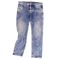 美品 ディースクエアード DSQUARED2 デニムパンツ ウォッシュ加工 コッ