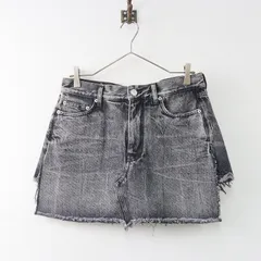 美品 JPタグ 2022 バレンシアガ BALENCIAGA トロンプルイユ デニムミニデニムショーツ 36/ブラック ショートパンツ【2400013866231】のサムネイル