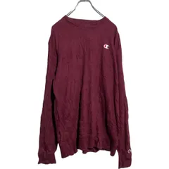 Champion ロゴスウェット トレーナー L バーガンディ チャンピオン 古着卸 アメリカ仕入 a703-5216