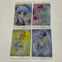 内袋未開封品　プリキュアウエハース11 キュアプリンセス(HR) キュアラブリー＆キュアプリンセス　キュアハニー　キュアフォーチュン　ハピネスチャージプリキュア！4枚セット　バラ売り不可