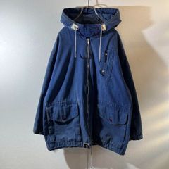 fields 80s 90s ネイビー フード付きコットンマウンテンパーカー