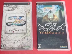 〇イース I＆II クロニクルズ　イース7[通常版]　２本まとめ PSPソフト ●チャレンビー
