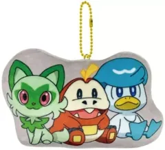 【中古】財布・パスケース ニャオハ＆ホゲータ＆クワッス もっちり小銭入れ 「ポケットモンスター」