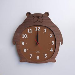 希少 美品】村上康成 ペロくまくんとヤマメ 掛け時計 CITIZEN - メルカリ