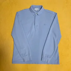 100 LACOSTE(ラコステ) PARIS ロングスリーブカラーネック ポロTシャツ Lのサムネイル