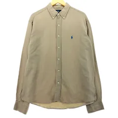 【新品】 ポロラルフローレン リネン シャツ ベージュ QR付　大きいサイズ POLO RALPH LAUREN ポロ ラルフローレン 長袖シャツ メンズ
