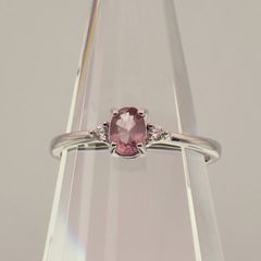 【スピネル】フリーサイズリング【ロジウムカラー】