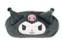 ティ 【送料無料】【サンリオキャラクターズ】ぬいぐるみフェイスポーチ【クロミ】【くろみ】【ポーチ】【ケース】【ペン入れ】【筆箱】【収納】 【文房具】【学校】【勉強】【雑貨】【グッズ】【かわいい】