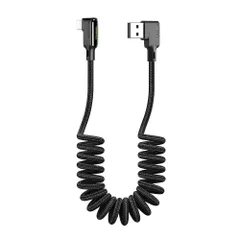 新品 Mcdodo USBケーブル QC急速充電 LEDライト付き 高耐久 1.8m iOS対応 L字型