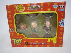  中古品 ディズニー 一番くじ トイストーリーハロウィンパーティー！ A賞 ウッディちびきゅんキャラセット ~ハロウィンパーティー！ ver.~