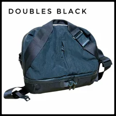 美品 DOUBLES BLACK ダブルス メッセンジャー ブリーフ コーデュラナイロン KYB-3401 ショルダーバッグ