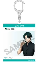 【中古】キーホルダー 糸師凛 休日メガネ SNS風アクリルキーホルダー 「ブルーロック」