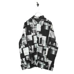 VINTAGE PRINTED SHIRT/L