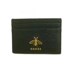 極美品　GUCCI 523685 カードケース　名刺入れ　ビー　アニマリエ　黒 極美品 GUCCI 523685 カードケース 名刺入れ ビー アニマリエ 黒