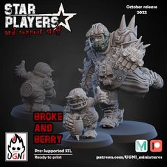 UGNI スタープレーヤ　STAR PLAYER BROKE AND BERRY