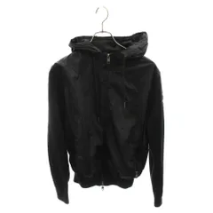 MONCLER (モンクレール) CARDIGAN TORICOT ニット切り替えナイロンダウンジャケット ブラック F20919B50700