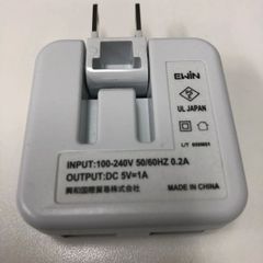 USB コンセント充電器 usbコンセント 薄型 12W 1.0A 急速 ACアダプター 新型 コンパクト Ewin USB×2ポート（中古品）送料無料