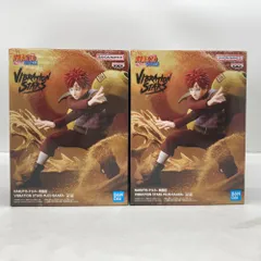 04w4163●【未開封】NARUTO-ナルト- 疾風伝 VIBRATION STARS PLUS-GAARA- 2箱セット プライズフィギュア 我愛羅 中古品