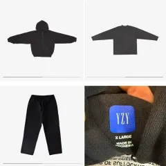 【雷市場（ポンジャン）商品韓国直送】 YEEZY GAP(イージーギャップ) フード付き ジップアップパーカー 長袖 ロングスリーブ カーゴパンツ 新品