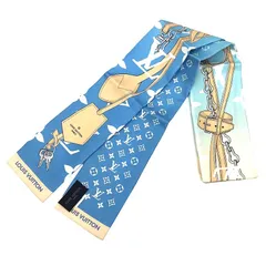 ルイヴィトン M76779 バンドー モノグラムプール ブルー スカーフ セール LOUIS VUITTON ルイヴィトン タイスカーフ バンドー