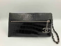 極美品 シャネル CHANEL ストラップ付クラッチバッグ クロコ型押し 2025年最新】クロコ シャネル バッグの人気アイテム - メルカリ