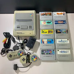 【むつ24-062803】SFC本体＋ソフト10本セット