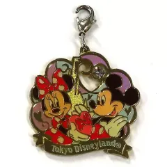 【中古】雑貨 ミッキー＆ミニー(パープル/シルバー) ファスナートップ 「バレンタインデー2004」 東京ディズニーランド限定 来場者配布品