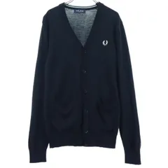 フレッドペリー☆カーディガン☆ウール☆ワンポイント☆刺繍☆古着☆長袖☆ネイビー Tipped Sweatshirt Cardigan(10 608：NAVY): | FRED PERRY JAPAN