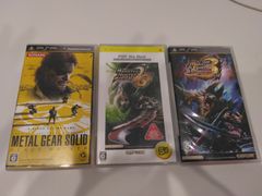 PSP 명작 3개 세트 몬한 3rd / 2ndG / 메탈 기어 피스 워커