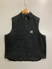 【希少】Carhartt メキシコ製 ダックベスト ダークブラウン　古着　DKB 希少】Carhartt メキシコ製 ダックベスト ダークブラウン 古着 DKB