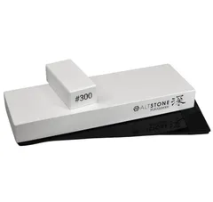 新品 ALTSTONE 砥石 「深 FUKAMI」 【ザリザリ研ぐ】 荒砥石 300番 コンパクトサイズ セラミック砥石 [ 名倉砥石 すべり止めマット付き ] 包丁用 日本製 (荒砥 #300)のサムネイル