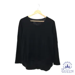 【訳アリ】COMME CA DU MODE コムサデモード トップス Ｔシャツ シンプル 長袖 大きいサイズ レディース ブラック 11 901-11415 送料無料 古着