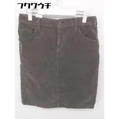 ◇ JOURNAL STANDARD relume コーデュロイ 膝丈 タイト スカート サイズL グレー系 レディース 【中古】 【1102190005793】