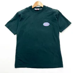 BEN DAVIS ☆ ポップな背面プリント◎ 半袖 Tシャツ ダークグリーン M ワーク アメカジ ゆるだぼ ストリート 古着MIX ベンデイビス■BF196