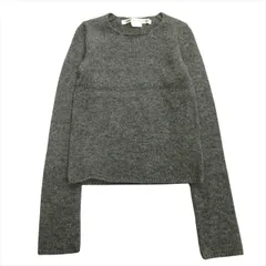 14aw コムデギャルソン COMME des GARCONS ローゲージ ニット セーター クルーネック ウール アーカイブ XS グレー レディースのサムネイル