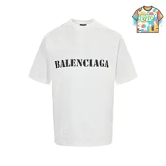 【今日特価】前後ファジーアルファベットプリント T シャツ / Fuzzy Alphabet Print Tee-1