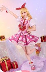 五次元 コスプレ衣装 フルセット アイカツ 星宮いちご 靴 ウィッグ