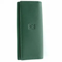 ロエベ LOEWE キーケース 4連 レザー アナグラム ロゴ 緑 グリーン ■GY11 /MW ■OHのサムネイル