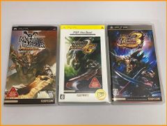[중고] 몬스터 헌터 휴대용 3개 세트(PSP)